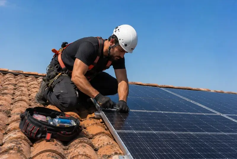 Maintenance et monitoring de panneaux solaires à Neubois