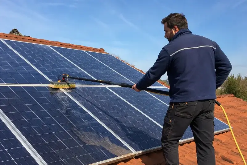 Nettoyage et entretien de panneaux solaires à Neubois
